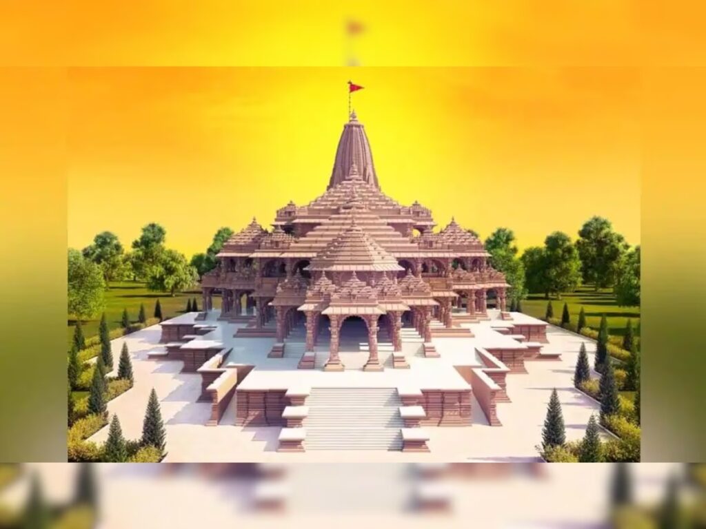 राम मंदिर का भूतल 80% तैयार:162 खंभों पर उकेरी जा रहीं 4500 मूर्तियां