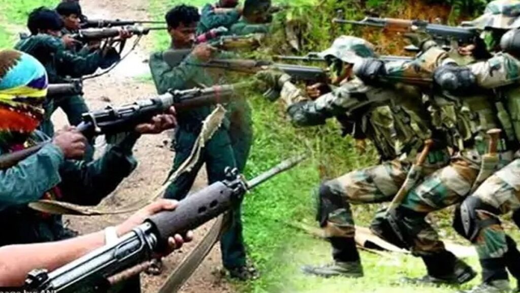 CG: छत्तीसगढ़ में सुरक्षाबलों ने 9 नक्सली मार गिराए