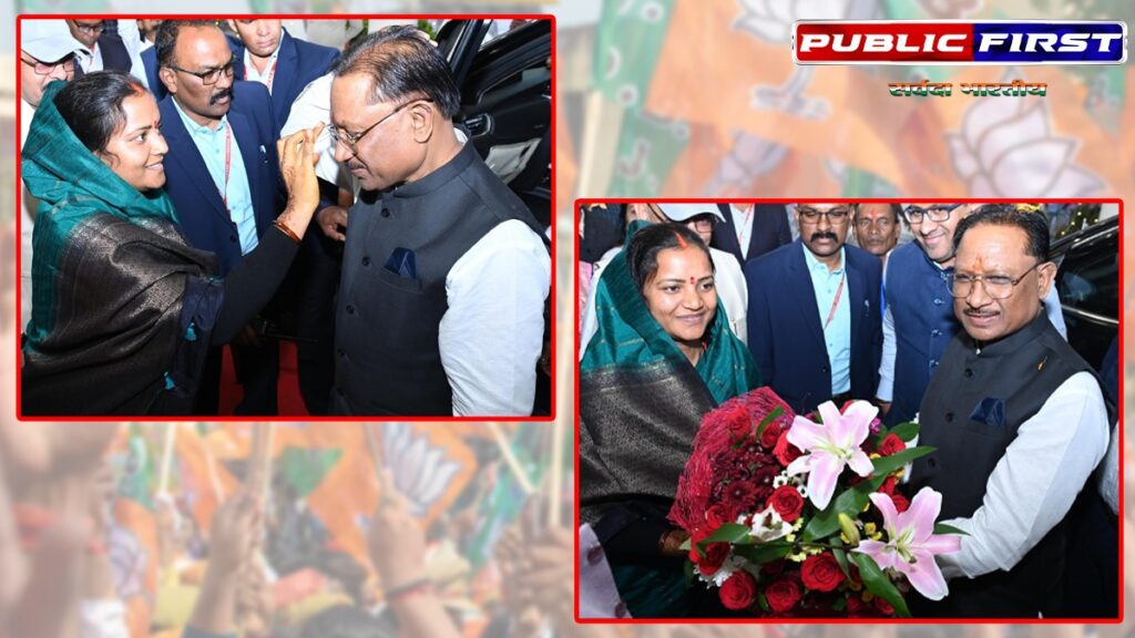 #CG:समाज कल्याण मंत्री श्रीमती लक्ष्मी राजवाड़े ने नवा रायपुर स्थित नवीन शासकीय आवास में किया गृह प्रवेश