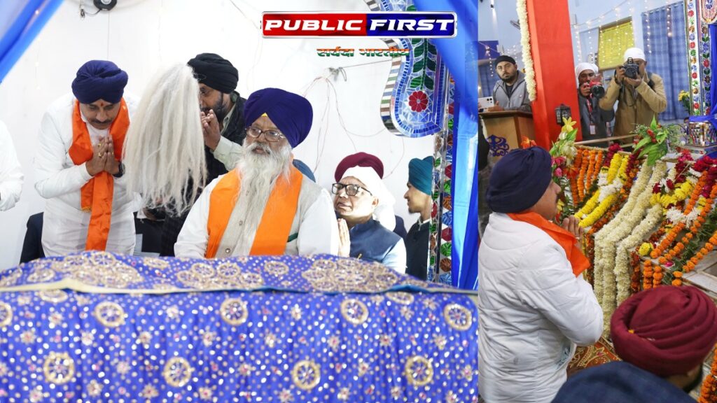 CM डॉ मोहन फ्रीगंज गुरूद्वारे में गुरू गोविंद सिंह के प्रकाशोत्सव में शामिल