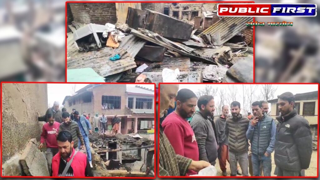 #J&K”गजनाग कडिपोरा आग की त्रासदी: वरिष्ठ नेता इमरान अमीन शाह ने प्रभावित परिवारों के लिए तत्काल पुनर्वास की माँग की!”