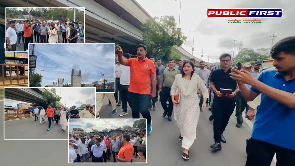#BHOPAL । सुबह 7 बजे से निरीक्षण पर निकले विधायक रामेश्वर शर्मा, विकास कार्यों की प्रगति पर कड़ी निगरानी