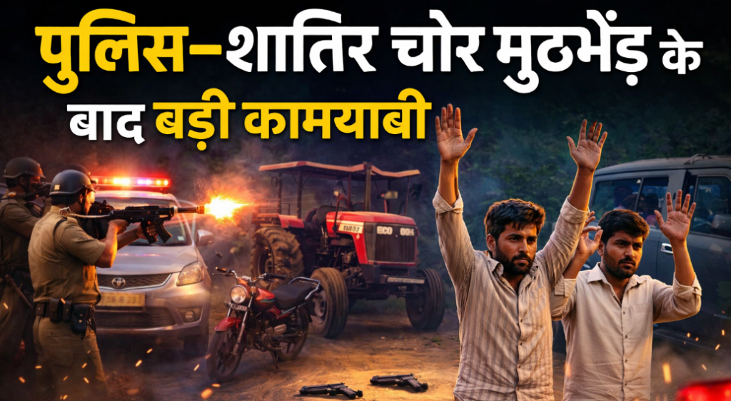 #UP FIRST | पुलिस–शातिर चोर मुठभेड़ के बाद बड़ी कामयाबी, दो आरोपियों ने किया सरेंडर |