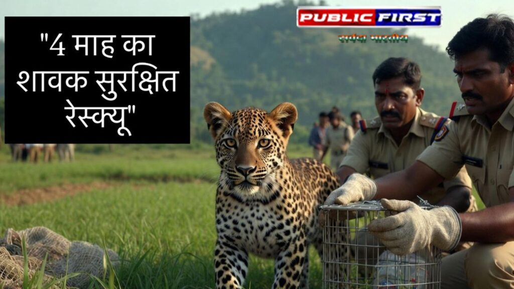 #CG FIRST | “धमतरी में तेंदुए के शावक का सफल रेस्क्यू, वन्यजीव संरक्षण में मिली कामयाबी” |
