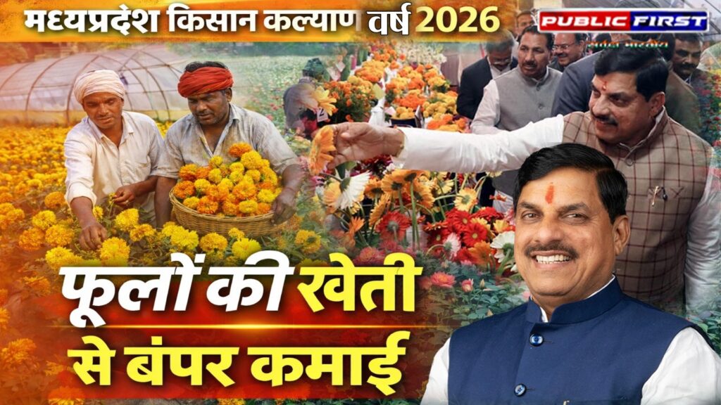 #MP FIRST | कृषक कल्याण वर्ष 2026: मध्यप्रदेश में पुष्प उत्पादन बना किसानों की समृद्धि का नया आधार |