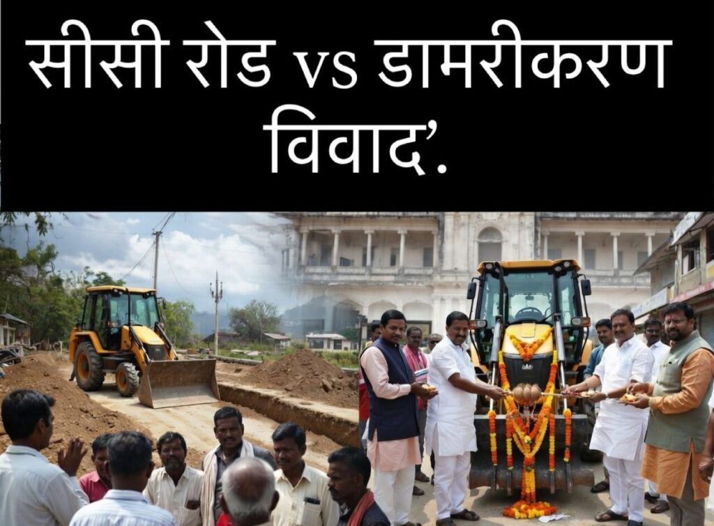 #MP FIRST | 19 लाख की लागत से सीसी रोड का भूमिपूजन