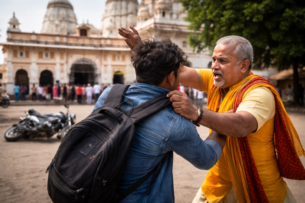 #MP FIRST | ओरछा रामराजा मंदिर के कर्मचारी का वीडियो वायरल, युवक से मारपीट का आरोप; पुलिस शिकायत का इंतजार |