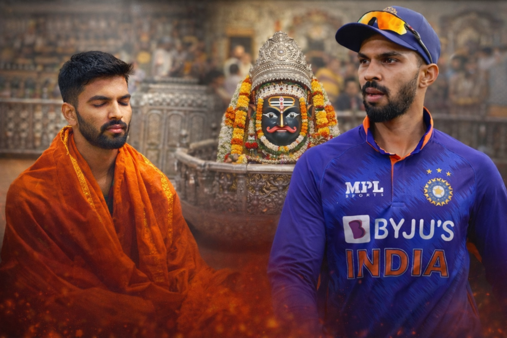 #MP FIRST | ऋतुराज गायकवाड़ ने बाबा महाकाल के किए दर्शन, T20 वर्ल्ड कप में भारत की जीत की कामना |