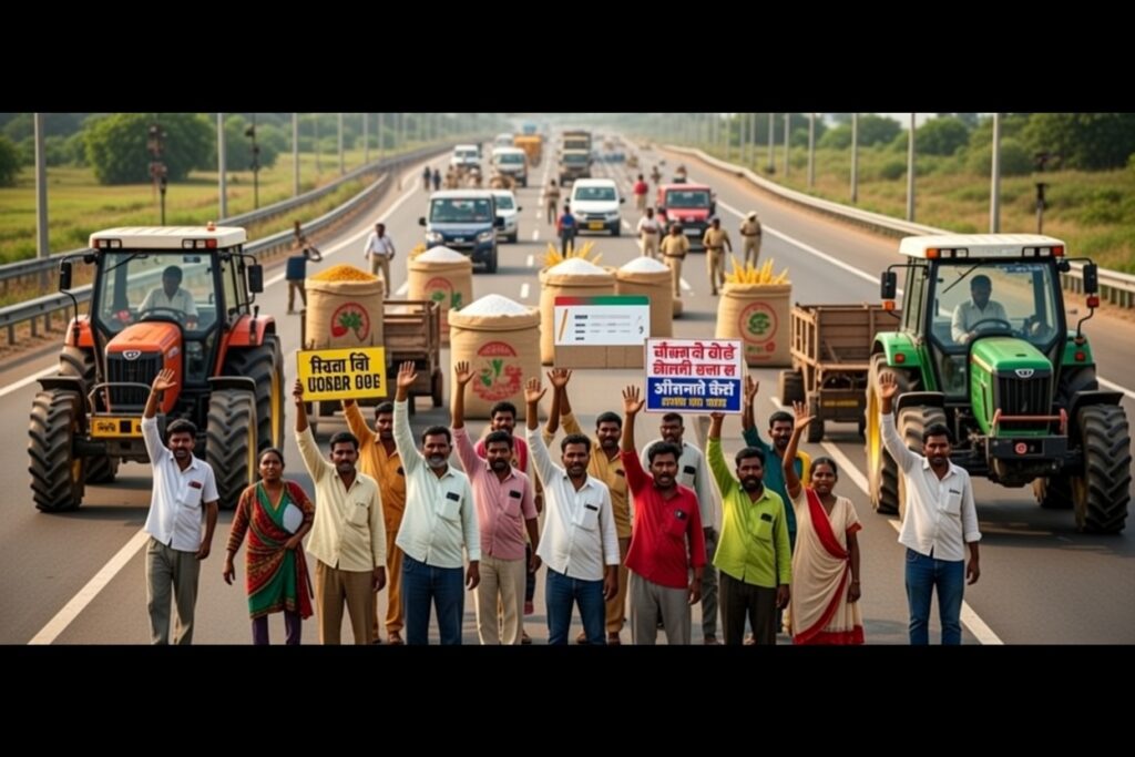 #MP FIRST | पीडीएस राशन नहीं मिलने से भड़के ग्रामीण, हाईवे जाम कर जताया विरोध |