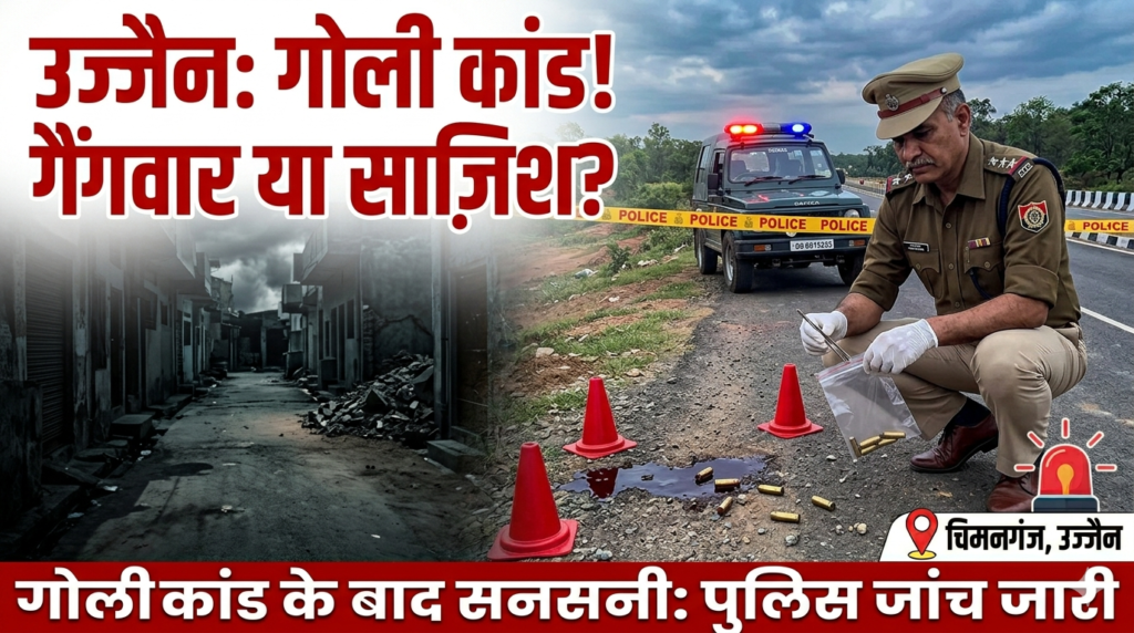#MP FIRST | उज्जैन में गोलीकांड: गैंगवार की आशंका के बीच युवक घायल, पुलिस जांच में जुटी |