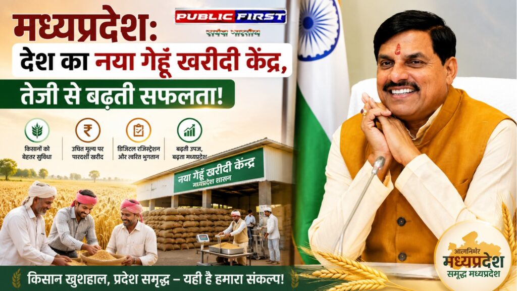 #MP FIRST | देश का नया अन्न भंडार बनता मध्यप्रदेश, CM डॉ. मोहन यादव ने बदली गेहूं खरीदी की तस्वीर |